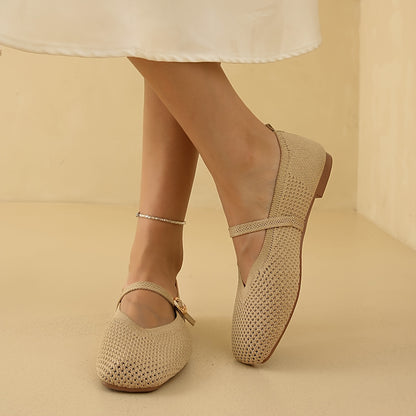 Celeste Shimmer Ballet Flats