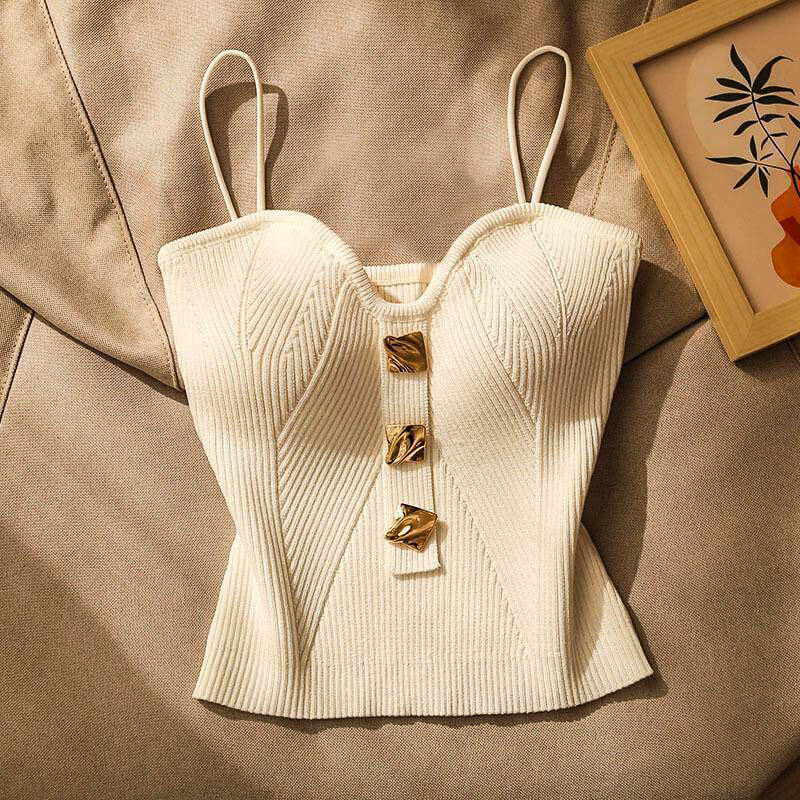 Elara Slim-Knit Cami